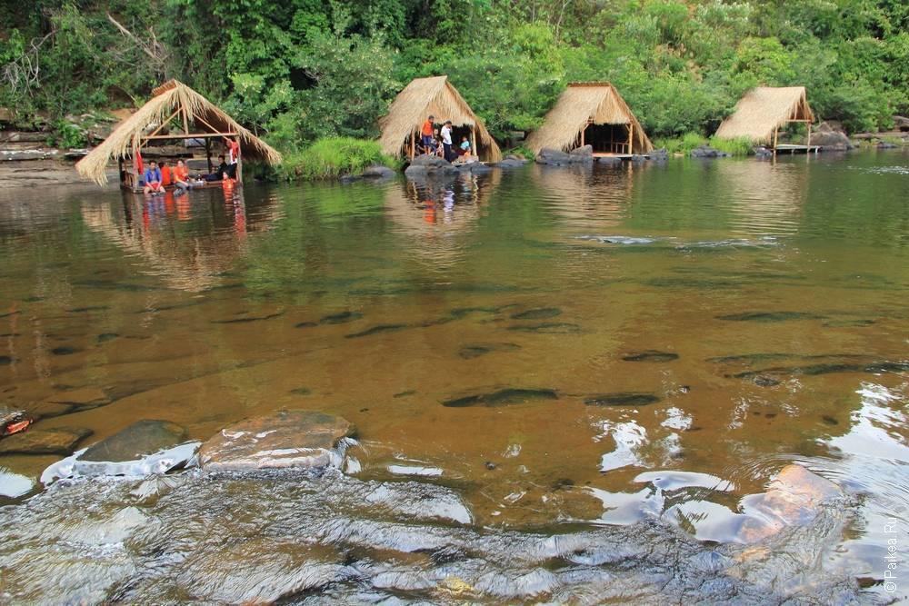 Лаос - Паксе - Достопримечательности за городом (Laos - Pakse - Off the city attractions)
