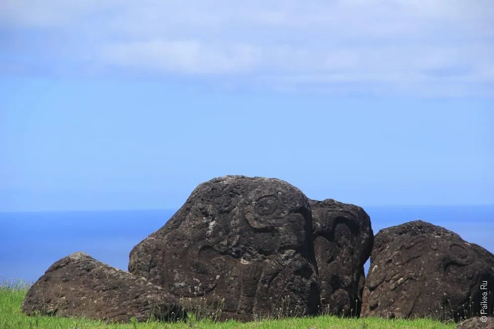 Петроглифы на Оронго, Остров Пасхи (Easter Island)