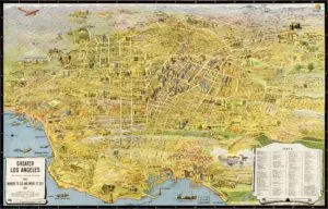 Большой Лос-Анджелес на карте