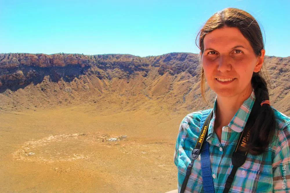 аризонский метеоритный кратер сша / meteor crater 45