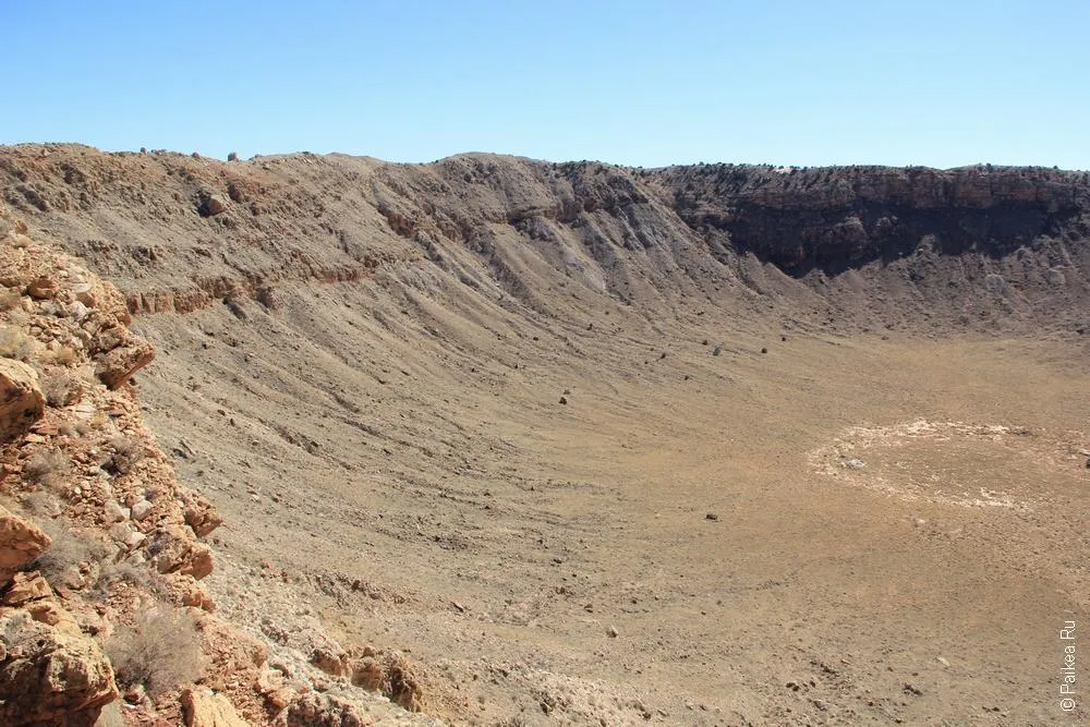 аризонский метеоритный кратер сша / meteor crater 51
