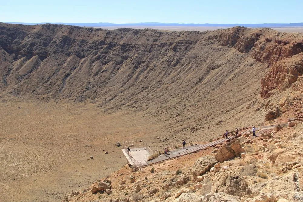 аризонский метеоритный кратер сша / meteor crater 71